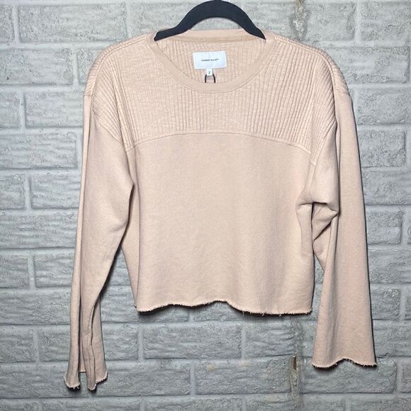 NWT MSRP $198 Current/Elliott Acture Knit Cropped Sweater Women's Size 2 (US6-8) - Picture 4 of 10